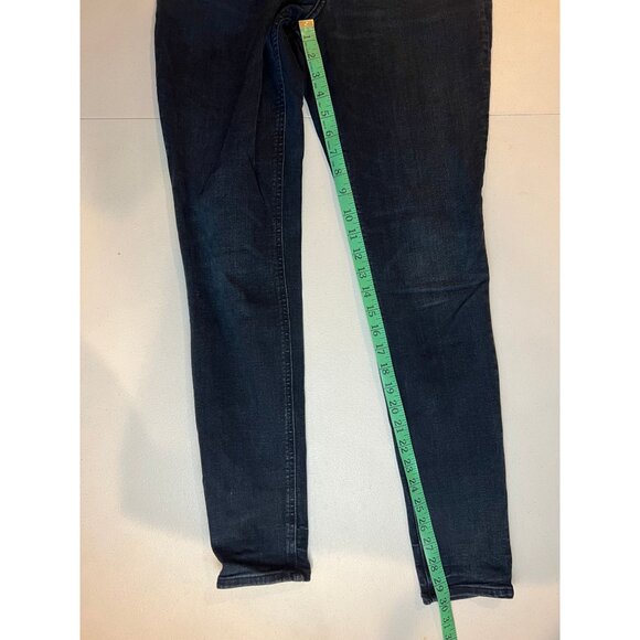 Express Denim Perfect Skinny Legging Jeans High Rise Stretch Black Size 6R/6R - Picture 5 of 10